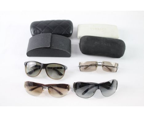 Designer Sunglasses / Glasses Inc  Chanel, Prada, Versace, Cases x 6