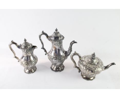 Antique Victorian Tea Service Silver Plate x 4 2661g 