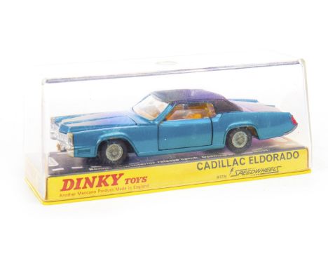 DINKY MODEL OF A CADILLAC ELDORADO, no 175, in metallic blue, in box