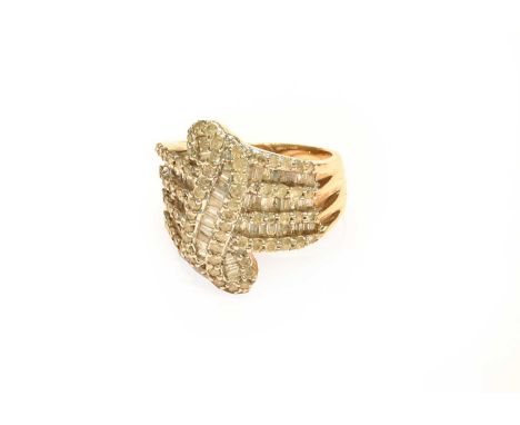 A 9 carat gold diamond ring, finger size P1/2The ring is in good condition. It is hallmarked with sponsor's mark 'TGCC', Lond