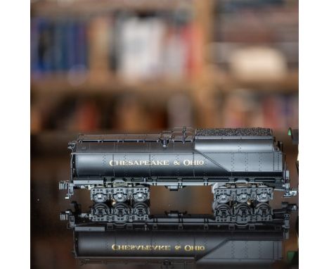Presenting a meticulously crafted Lionel Chesapeake &amp; Ohio H-7 2-8-8-2 Steam Locomotive and Tender, catalog number 6-3805