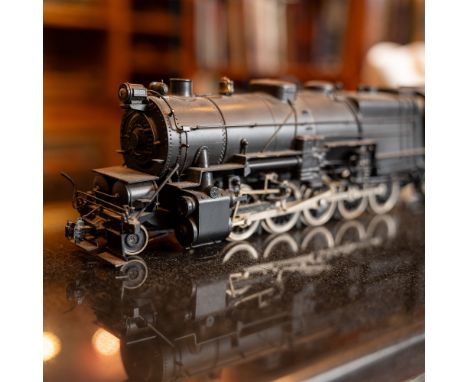 Up for auction is a finely crafted O Scale Pennsylvania Railroad (PRR) N1s 2-10-2 steam locomotive and tender by Sunset Model