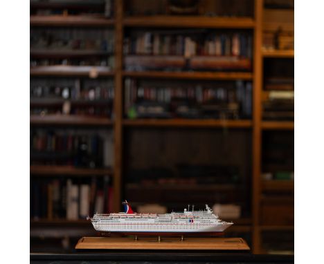 This meticulously crafted 1:500 scale model of the Carnival Fantasy faithfully reproduces the grandeur and elegance of the ic