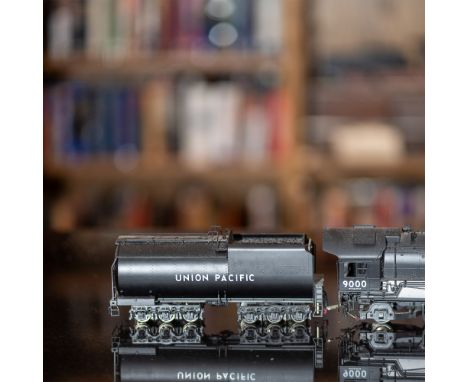A finely crafted O scale brass model of the Union Pacific 4-12-2 steam locomotive, produced by Sunset Models under their 3rd 