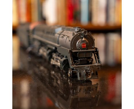 A highly detailed O scale model of the Pennsylvania Railroad Q-2 4-4-6-4 duplex steam locomotive, crafted by Sunset Models un