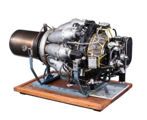 A gold medal winning exhibition ⅕ inch scale model of the 1950's Rolls Royce Derwent Mark 9 turbojet aero engine, with a sing