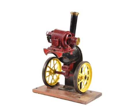 A well-engineered part-built model of a 2-inch scale Fowler Showman's engine, built from castings and drawings by Plastow to 