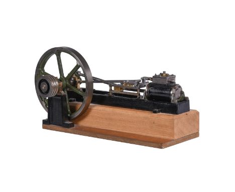 A well-engineered model of a Stuart Turner 'Victoria' horizontal mill engine, the single cylinder being 2 inch stroke by 1 in