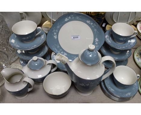 A Royal Doulton Reflection pattern six setting tea service