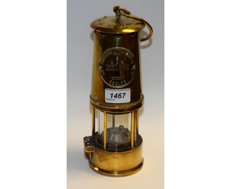 An Eccles brass miners lamp