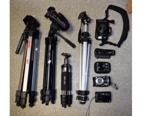 Photographic Equipment - a Canon EOS5 SLR camera; a Panasonic Lumix DMC-FP8 digital camera; others, Lumix DMC-TZ3, etc; a Pan