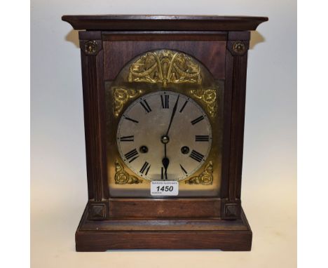 A Victorian mantel clock