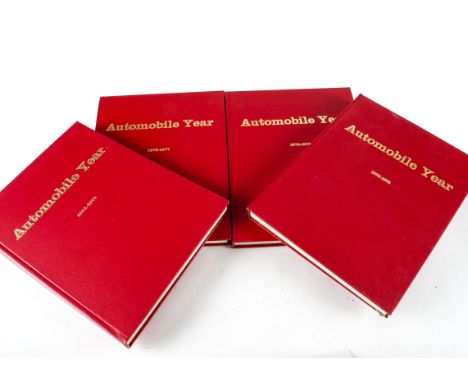 Motor Racing Books, sixteen 'Automobile Year' 1973-1988 no dust covers in good condition 