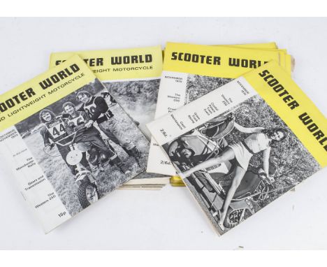 Scooter World Magazine, 1962 -1970 editions of Scooter World magazine (100+), together with 1971-1973 editions of Scooter Wor