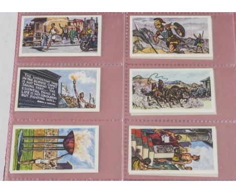 Trade Cards, Mixture, a variety of sets in a modern ringbinder,  Sunblest Prehistoric Animals 1st &amp; 2nd Series and Invent