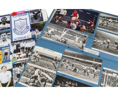 Tottenham Hotspur, two wonderfully presented scrapbooks,  the first one including a selection of articles across the 1950/60s