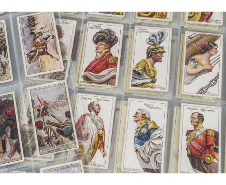 Cigarette Cards, Players, a collection of sets to name Victoria Cross, Ships Figureheads, Characters from Dickens (50), Fire 