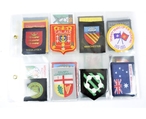 An assortment of 20th Century Scouting cloth badges, to include Middlesex Calais, Australian, Salvation Army, Humber Valley a