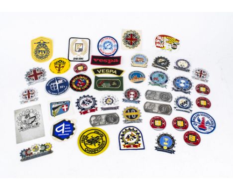 1960s and Later Scooter Badges, various enamel badges including, Vespa Club of Europe, 1969 Brighton Vesp Mondial (6), Vespa 