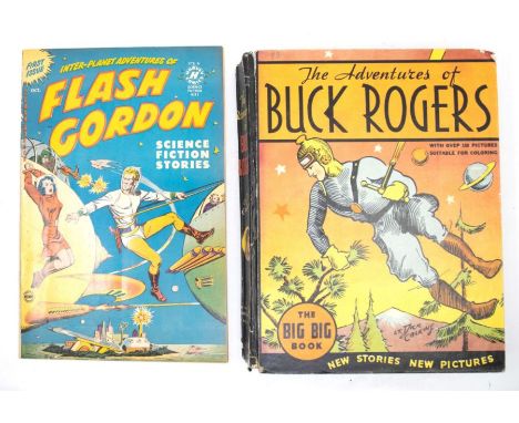 Flash Gordon, Science Fiction Stories, First Issue [Vol. 1, No. 1], New York: Harvey Comics, October 1950, a well-preserved &