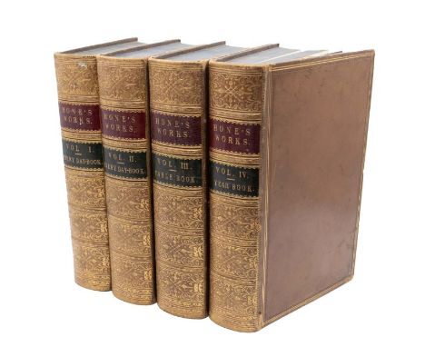 Hone, William. Every-Day Book, in two volumes, and The Table Book &amp; Year Book, in four volumes, illustrated by George Cru