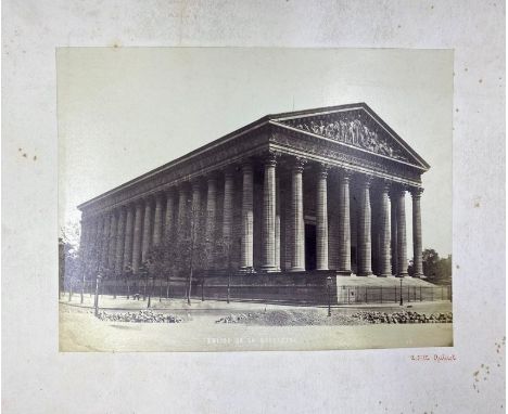 Photography. Topographical &amp; Architectural Views. A collection of approximately 70 mounted albumen prints, including Euro