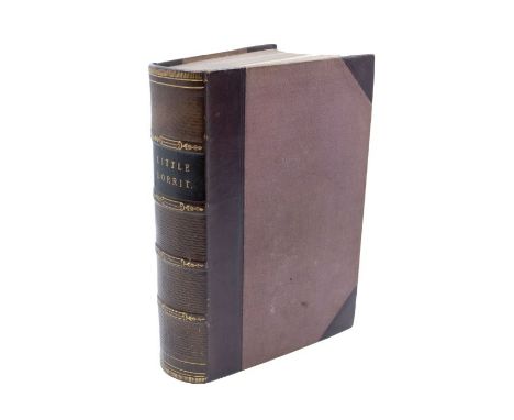 Dickens, Charles. Little Dorrit, first edition from the parts with characteristic stab-holes to gutters [pp. 467-474 uncorrec