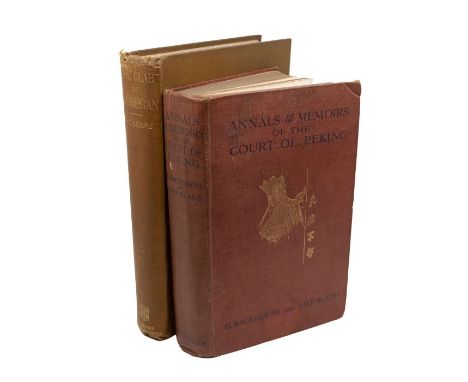 Backhouse, E.; J. O. P. Bland. Annals &amp; Memoirs of the Court of Peking, first edition, London: William Heinemann, 1914. S