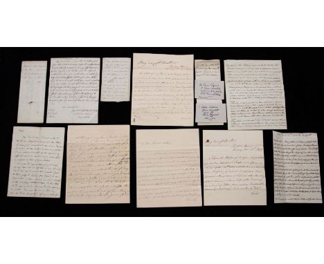 Queen Charlotte (1744-1818). George IV (1762-1830). Important collection of correspondence between Queen Charlotte and her so