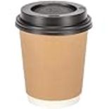 500 8OZ KRAFT DISPOSABLE BROWN PAPER CUPS HOT COLD DRINKS PAPER CUPS KRAFT DISPOSABLE (8OZ/230ML)