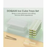 100 X BRAND NEW DOQAUS PREMIUM ICE CUBE TRAY SETS