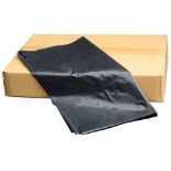 500 BLACK SACKS HIGH-STRENGTH 80 LITRES HEAVEY DUTY REFUGE BIN LINER BAGS 55.5CM X 80CM X 114.5CM