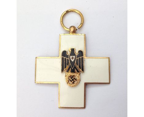 WW2 Third Reich&nbsp;Ehrenzeichen des Deutschen Roten Kreuzes, 2.Stufe - German Red Cross Decoration, 2nd Class. No ribbon. R