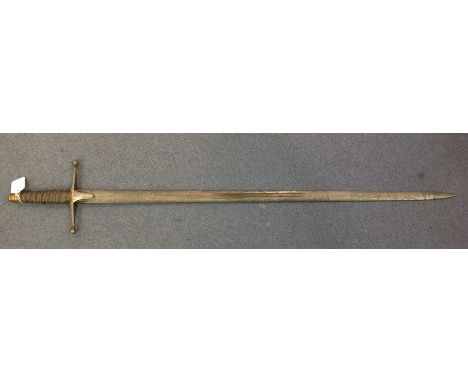 Victorian Scottish Highland Light Infantry Warrant Officers Sword with 820mm long double edged, double fullered blade with et