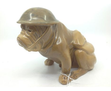 WW2 British Bulldog by Royal Doulton. Reg Number 662746. Height approx 160mm.&nbsp;CONDITION:No restoration when viewed under