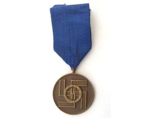 WW2 Third Reich SS-Dienstauszeichnung 3.Stufe (8 Jahre) - SS Long Service Award 3rd Class (8 Years). No makers mark to ring. 