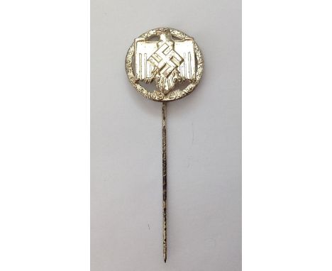 WW2 Third Reich DRL 1941 Membership stick pin. Maker marked L/58.