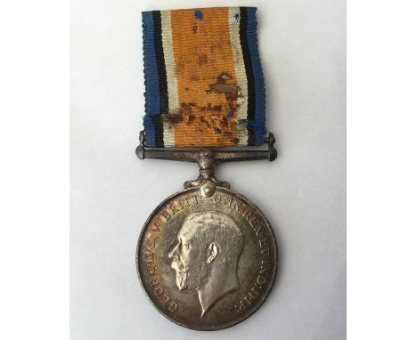 WW1 British War Medal to 77813 Pte JA Howie, Durham Light Infantry. Complete with original ribbon.