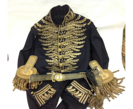 A mid 1800's Brazilian Naval Hero Admiral's uniform belonging to an Englishman, Admiral John Pascoe Grenfell comprising of Bi