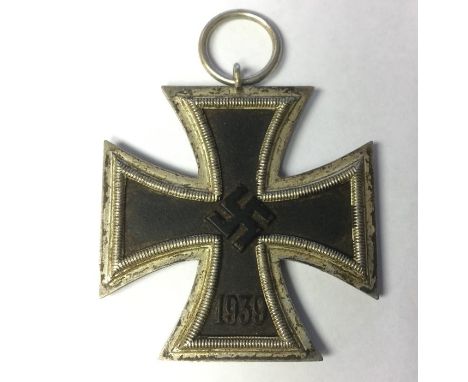 WW2 Third Reich&nbsp;Eisernes Kreuz 2. Klasse 1939. Iron Cross 2nd class 1939. No ribbon. No makers mark to ring.