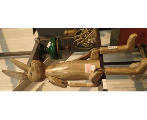 Wooden shelf rabbit H: 70 cm