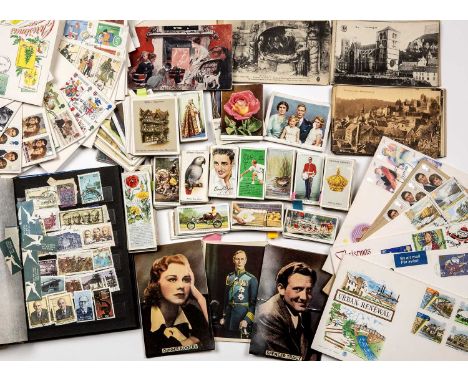 Mixed group of stamps and first day coversto include: GB and world stamps, some loose and some in albums, First Day Sheets, F