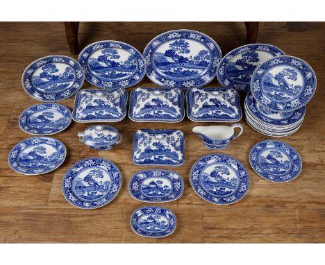 Wedgwood 'Fallow Deer' pattern dinner service marked 'Wedgwood, Etruria Fallow Deer', with both stamped and impressed marks, 