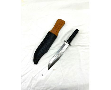 Original bowie knife with scabbard