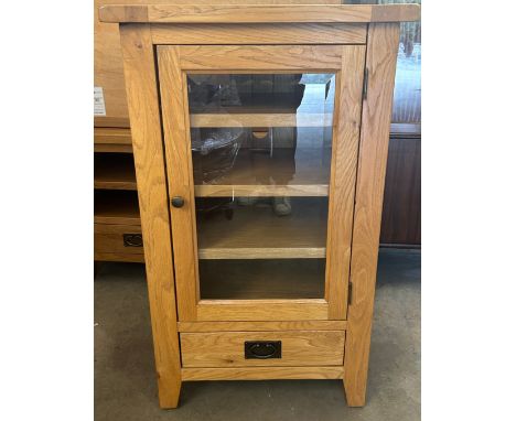 one drawer one drawer light oak drinks cabinet, approximate measurements: Height 42 inches, Width 26 inches, Depth 18 inches