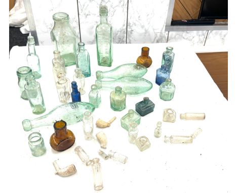 Selection of vintage bottles