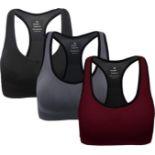 18 x Brand New Overstock Sports Bra Non-Wired RRP £450.36 L26c