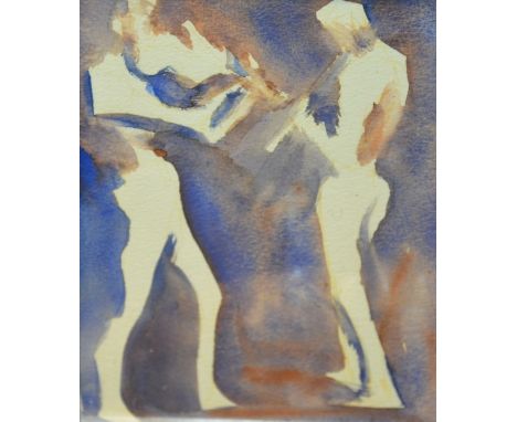 Dorothy Bradford (1918-2008)'Violin & Oboe'Watercolour, unsigned, 20 x 13.5cmProvenance: 'The Macaulay Gallery, Dunbar' label