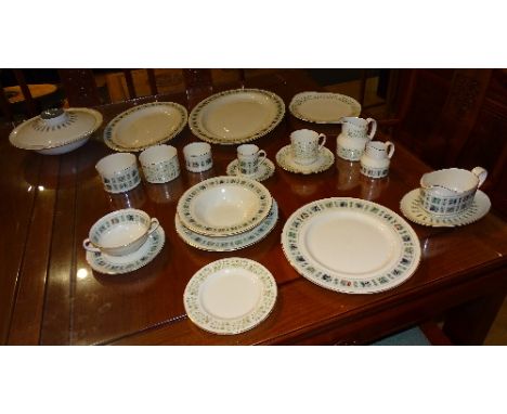 A Royal Doulton 'Tapestry' pattern dinner, tea and coffee set, also with Royal Doulton 'Westfield' part tea set (85)