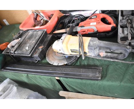 An Einhell 230-3 Angle Grinder and Tile Cutter 